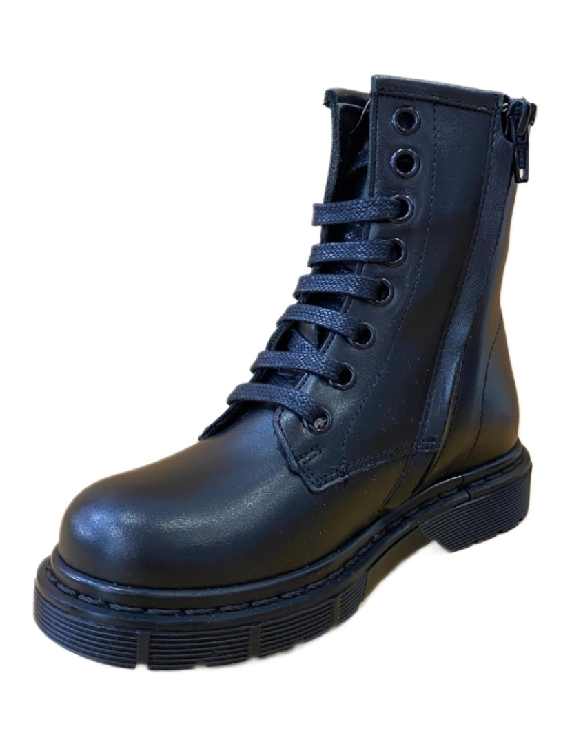 imagem de Botas de couro preto Yowas 27899-27 (Tamanhos 27 a 42)4