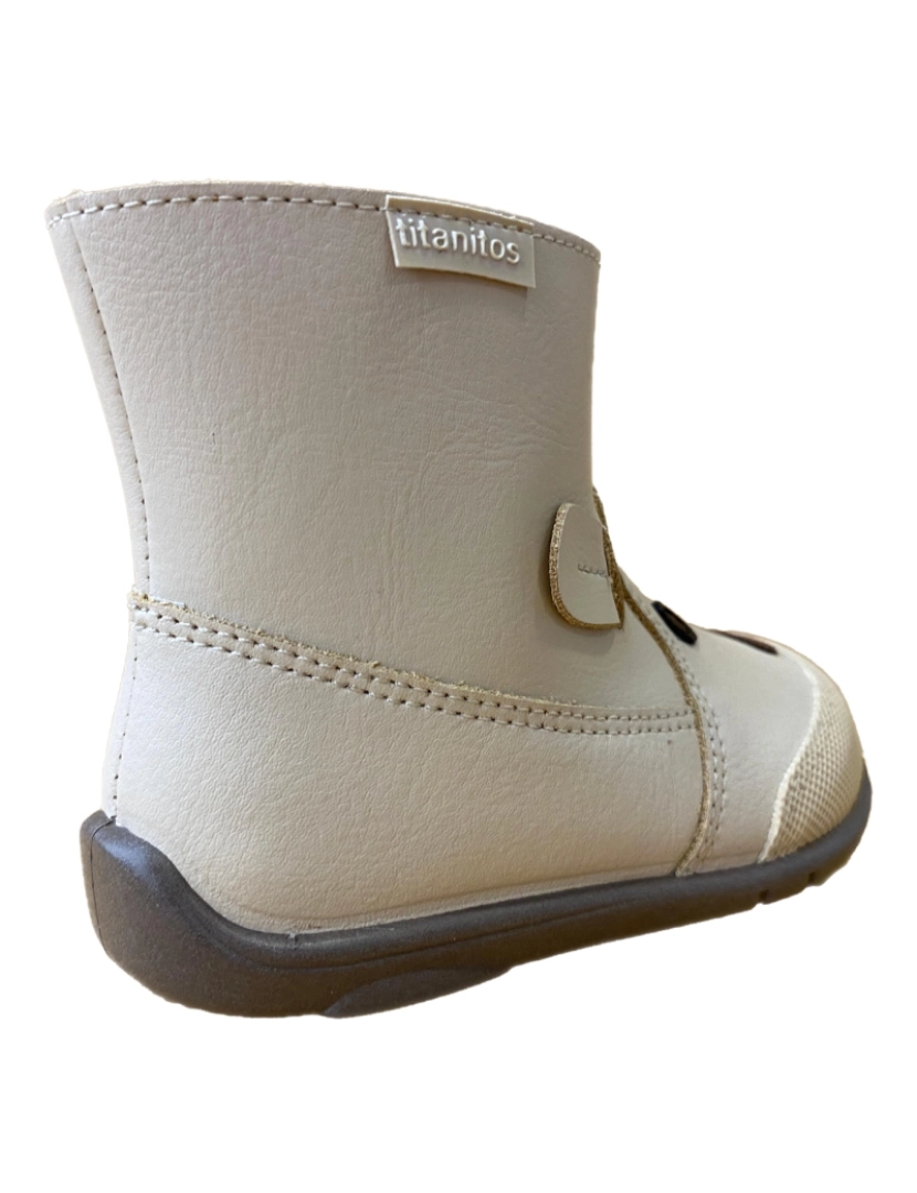 imagem de Bege bebê botas pequenas meninas 27992-21 (tamanhos 21 a 26)3