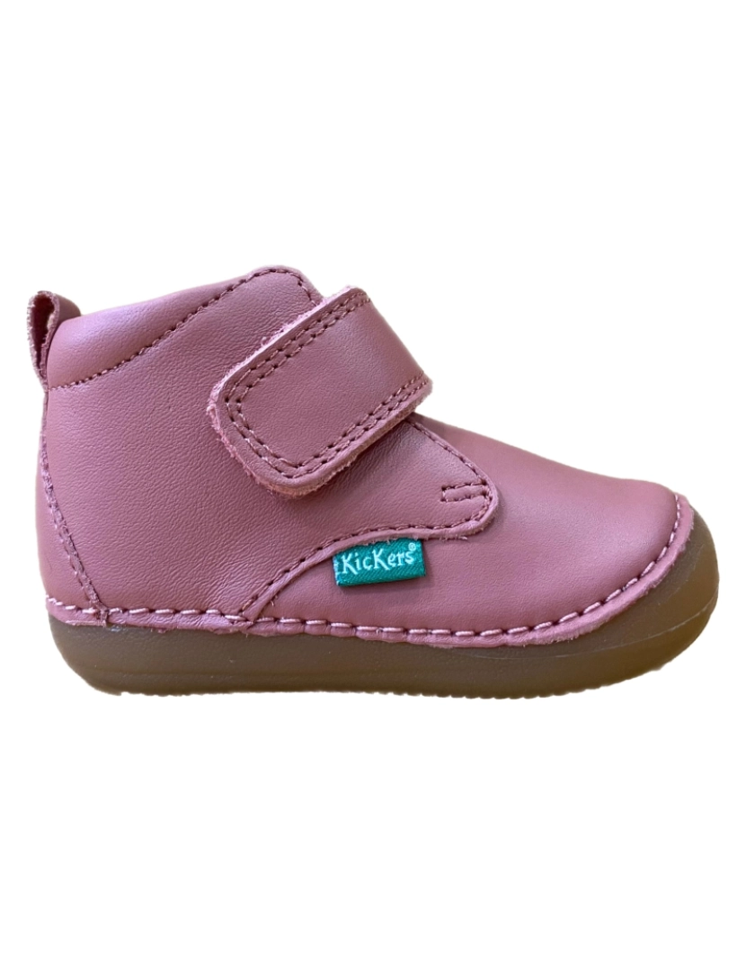 Kickers - Botas de couro rosa bebê Kickers 28004-18 (Tallas 18-25)