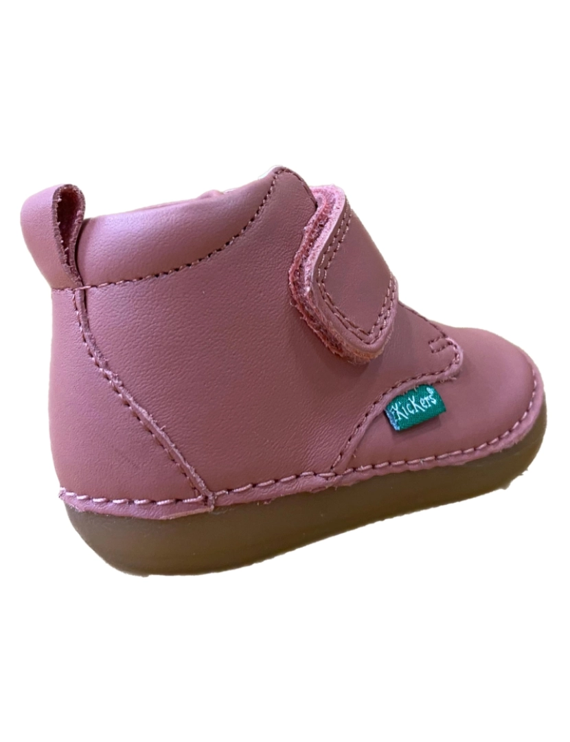 imagem de Botas de couro rosa bebê Kickers 28004-18 (Tallas 18-25)3