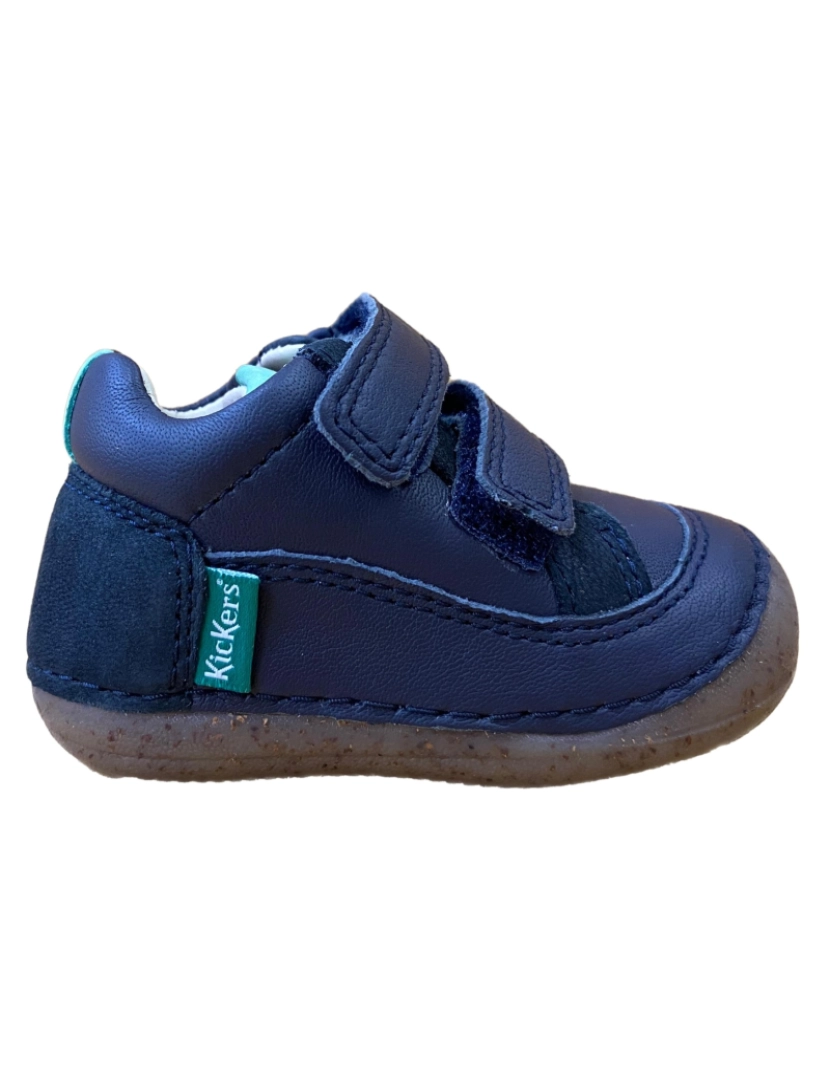 Kickers - Kickers Botas de couro azul 28005-18 (Tallas 18-25)