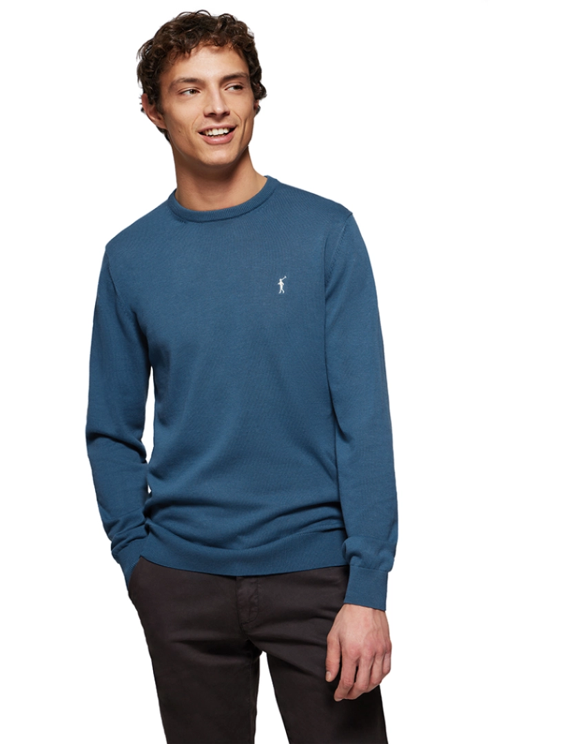 Polo Club - Pullover Homem Rigby Go Classic Vl U 12Gg Azul Denim