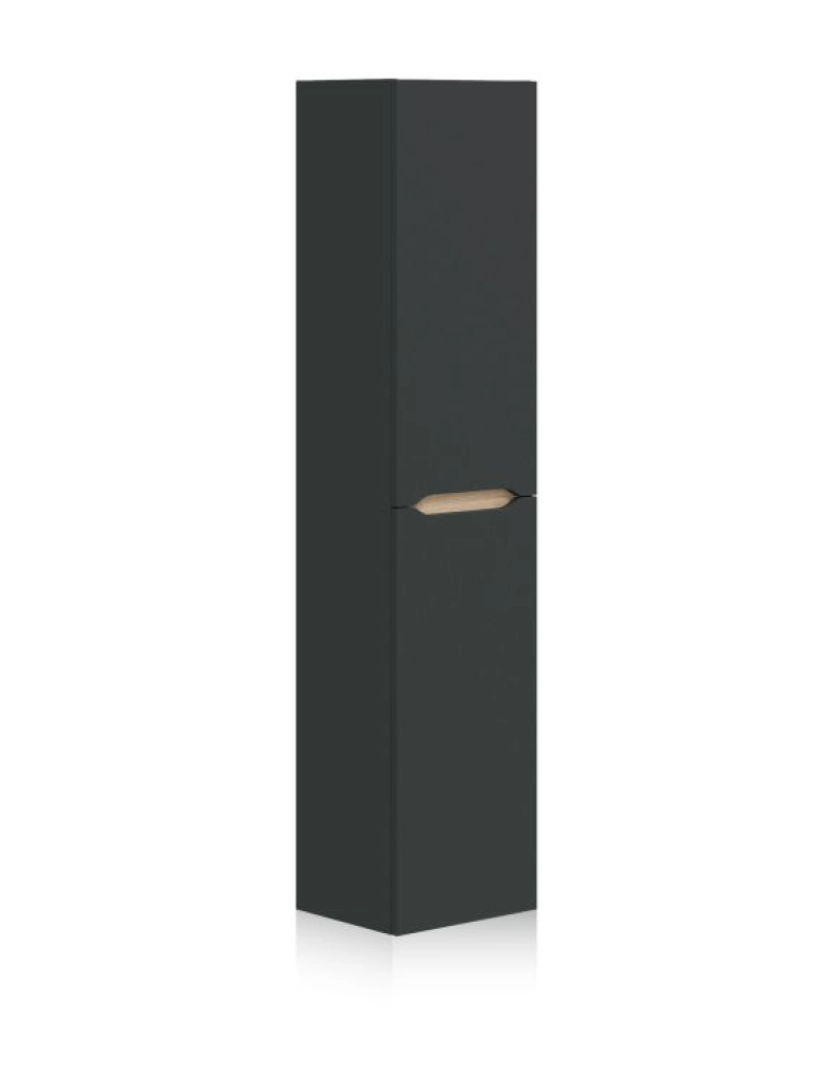 imagem de Coluna de casa de banho suspensa Opera Antracita - Roble 31 x 135 x 26 cm4