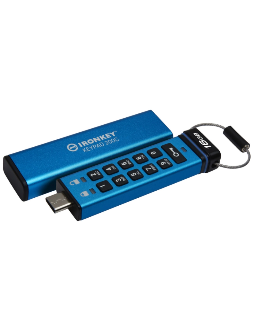 imagem de Memória USB Kingston KP200 Azul 16 GB4