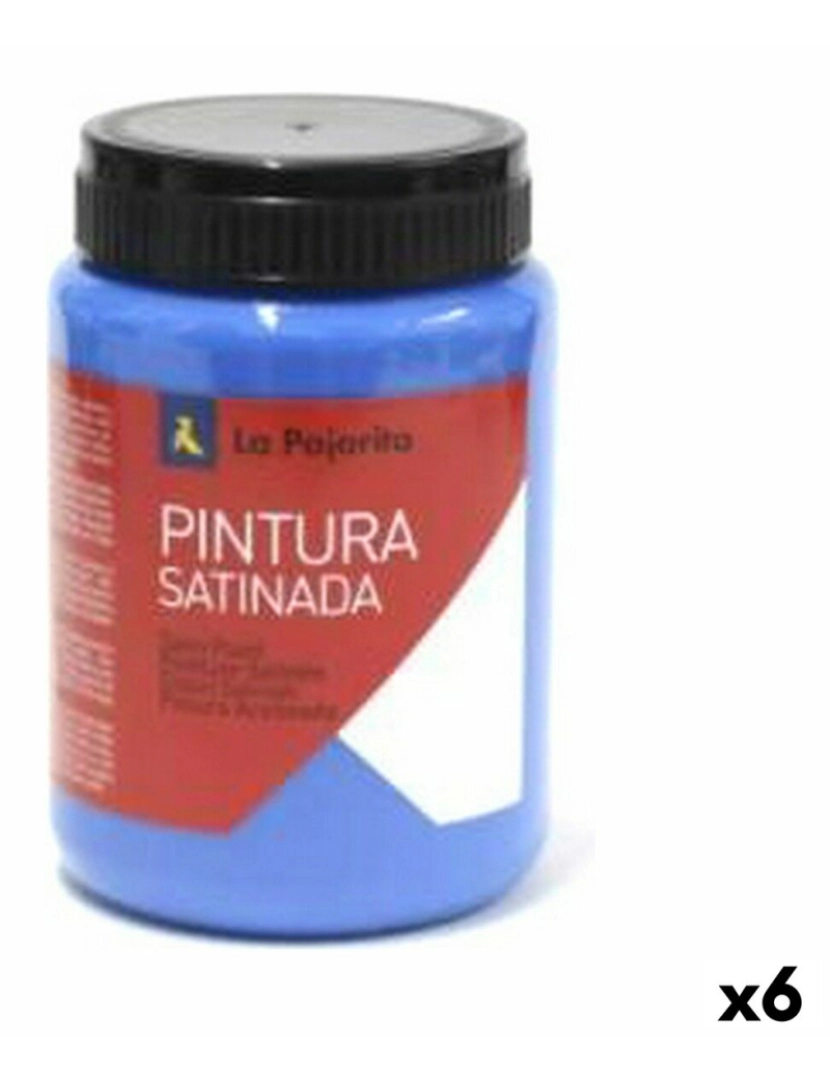 La Pajarita - Têmpera La Pajarita Intense L-12 Azul Acetinado (35 ml) (6 Unidades)