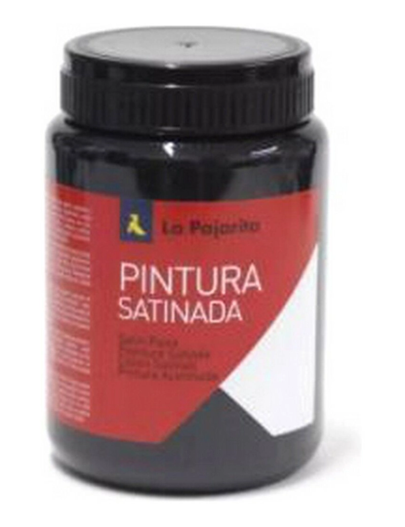 imagem de Têmpera La Pajarita L-22 Preto Acetinado Escolar (35 ml) (6 Unidades)2