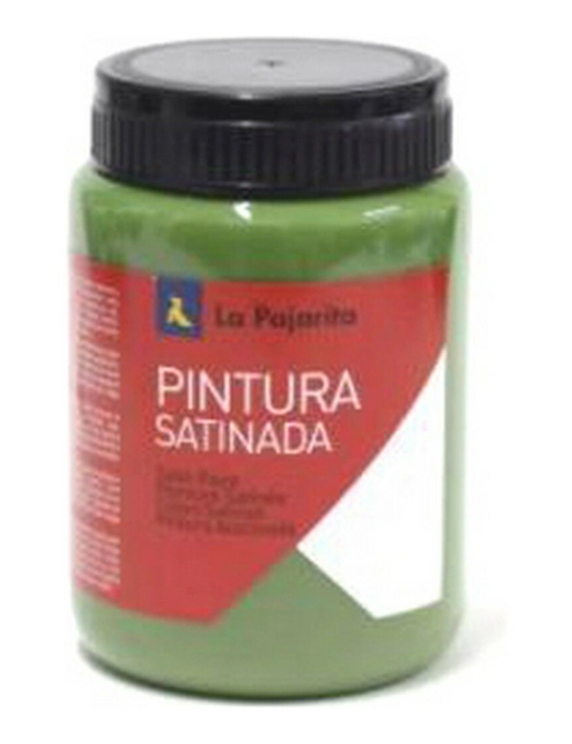 imagem de Têmpera La Pajarita Mount L-16 Verde Acetinado Escolar (35 ml) (6 Unidades)2