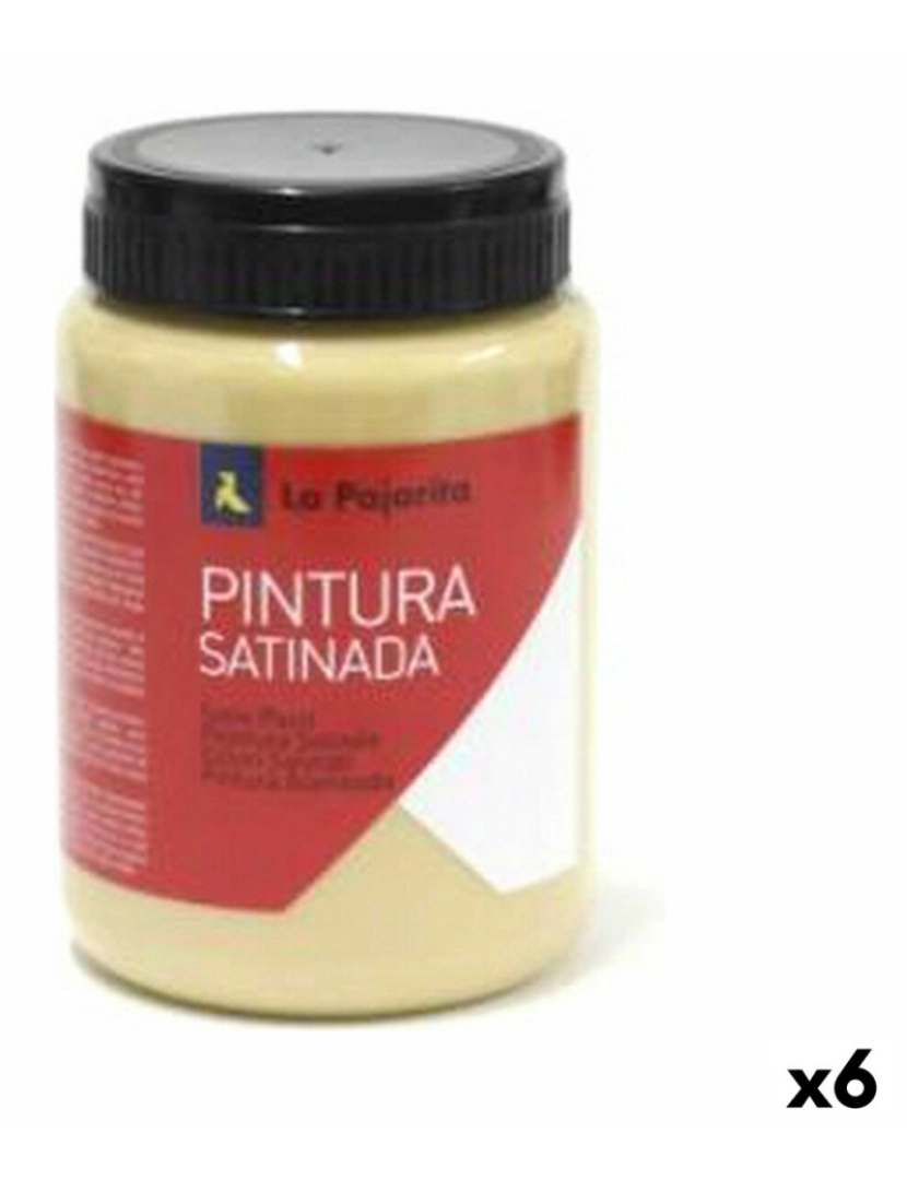 imagem de Têmpera La Pajarita Siena L-04 Amarelo Acetinado Escolar (35 ml) (6 Unidades)1