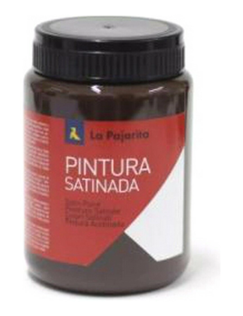 imagem de Têmpera La Pajarita L-15 Catanho escuro Acetinado Escolar (35 ml) (6 Unidades)2