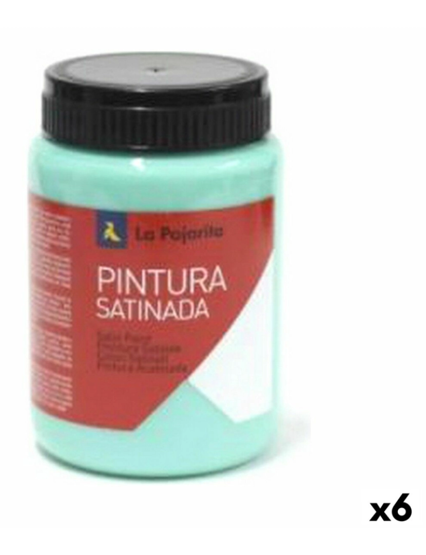 La Pajarita - Têmpera La Pajarita L-18 Acetinado Verde Claro (35 ml) (6 Unidades)