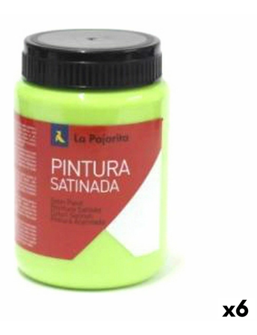 La Pajarita - Têmpera La Pajarita Parrot L-37 Verde Acetinado (35 ml) (6 Unidades)