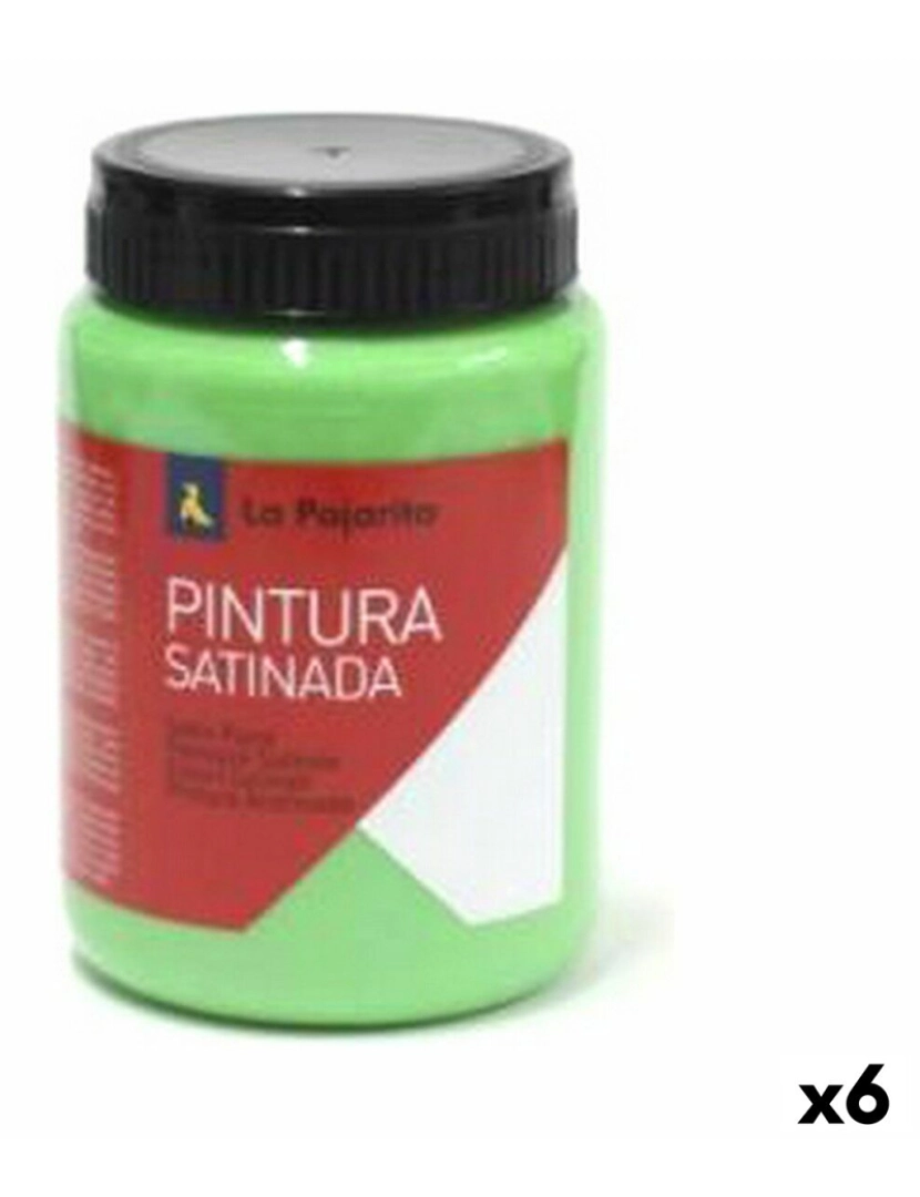 La Pajarita - Têmpera La Pajarita Grass L-38 Verde Acetinado (35 ml) (6 Unidades)