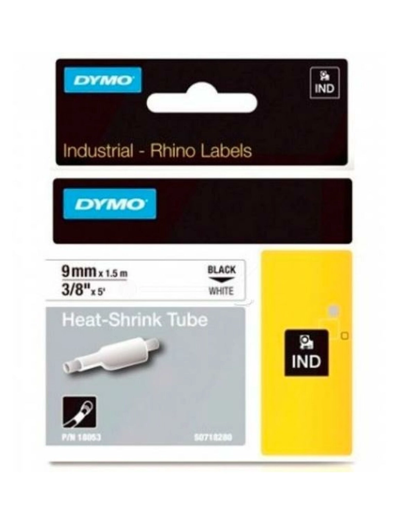 imagem de Cinta laminada para máquinas rotuladoras Dymo Rhino ID1-9 1,5 m 9 mm (5 Unidades)2