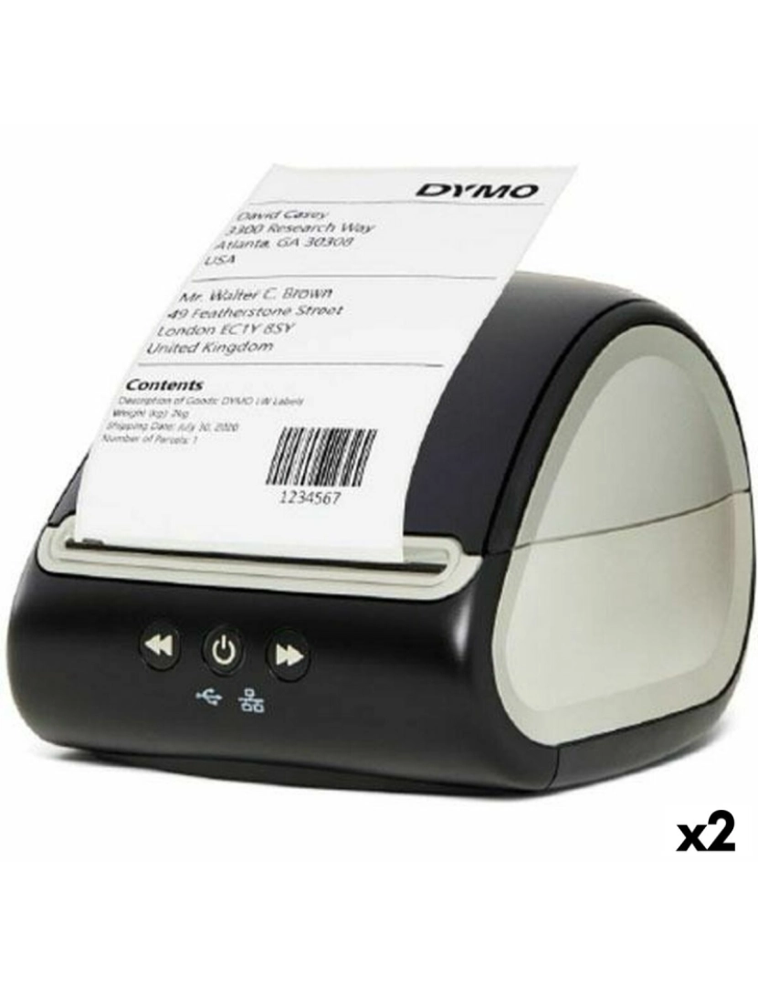 Dymo - Máquina Rotuladora Elétrica Dymo Labelwriter 5XL 2 Unidades