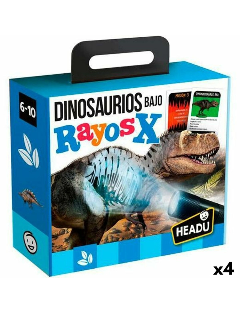 imagem de Jogo Educação Infantil HEADU Dinosaurios Rayos X (4 Unidades)1