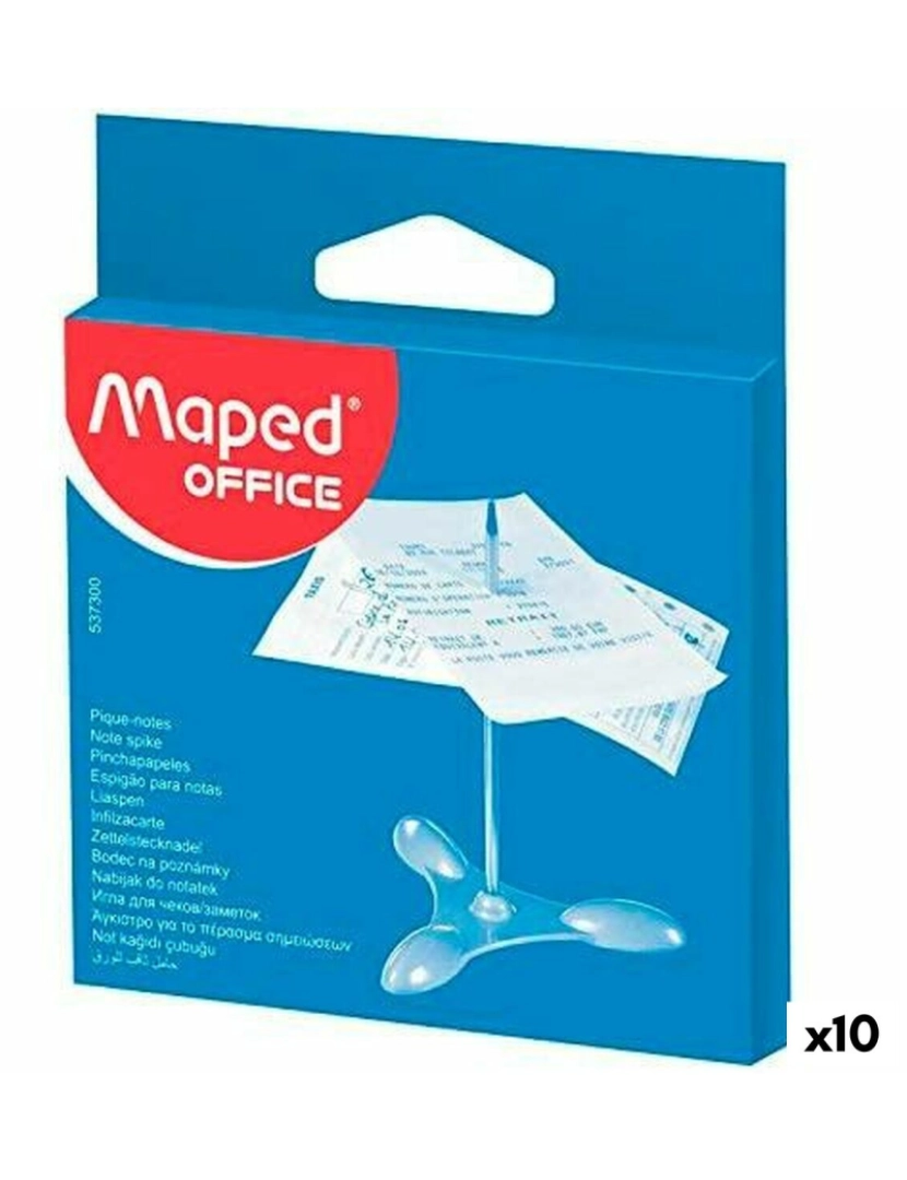 Maped - Espeto para papéis Maped Metal (10 Unidades)