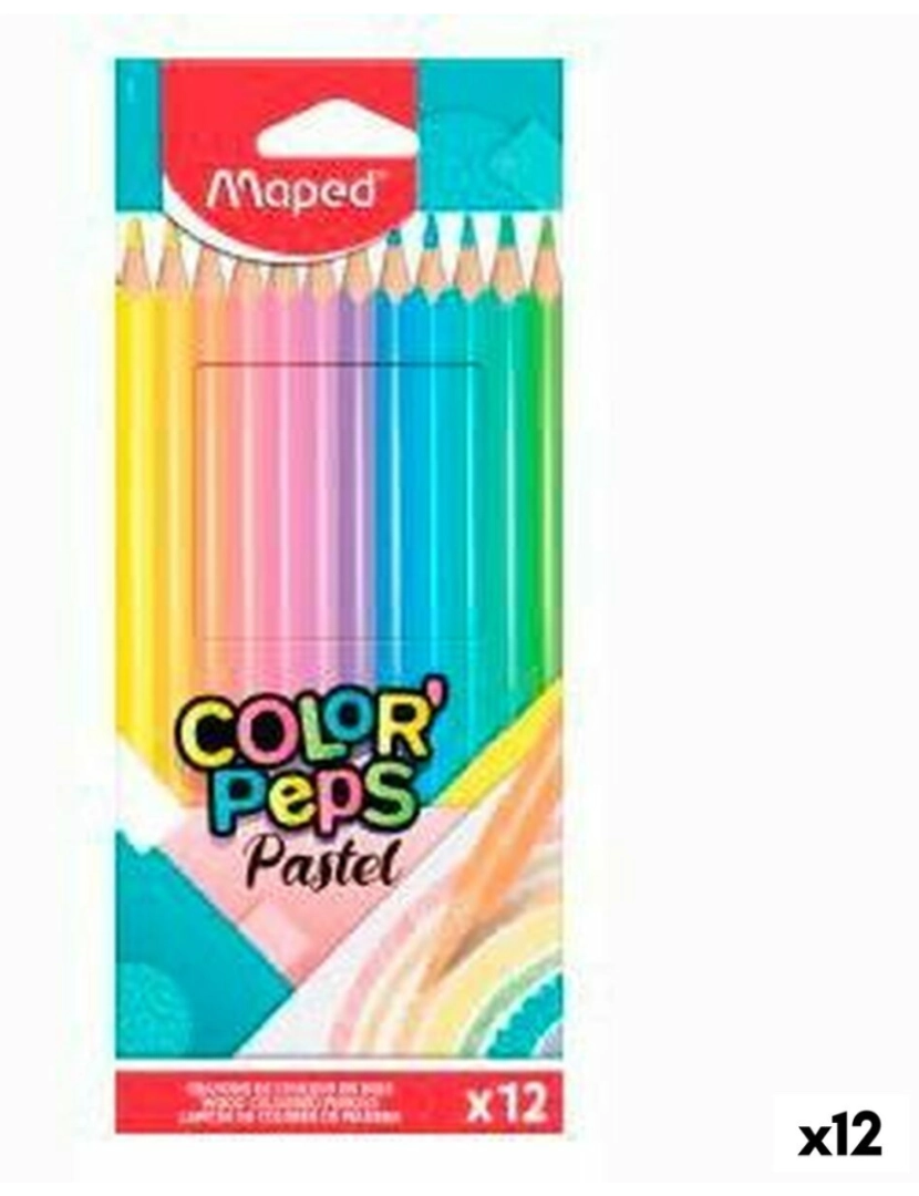 Maped - Lápis de cores Maped Color' Peps Multicolor 12 Peças (12 Unidades)