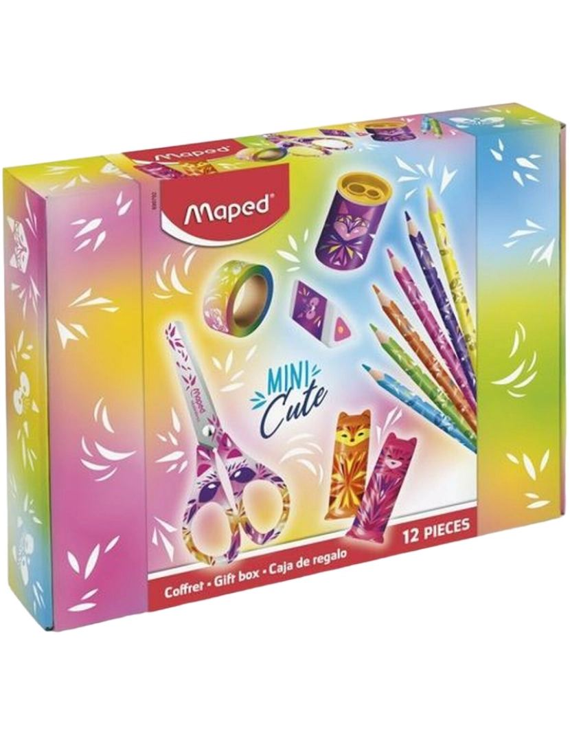 imagem de Conjunto de Trabalhos Manuais Maped Mini Cute Multicolor 12 Peças (4 Unidades)2