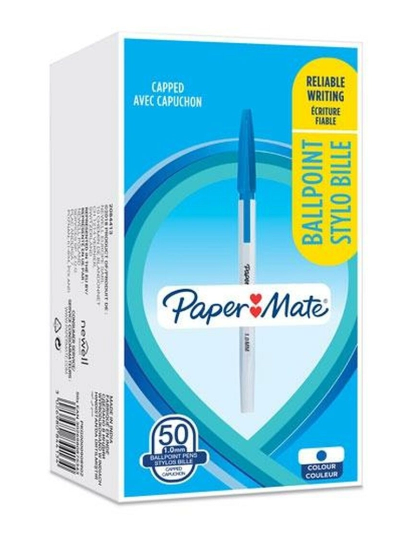 imagem de Caneta Paper Mate 50 Peças Azul 1 mm (20 Unidades)2