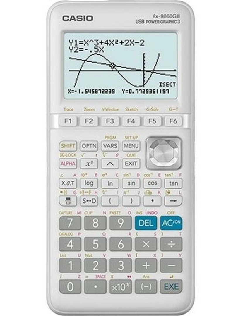imagem de Calculadora gráfica Casio FX-9860G II Branco (5 Unidades)2