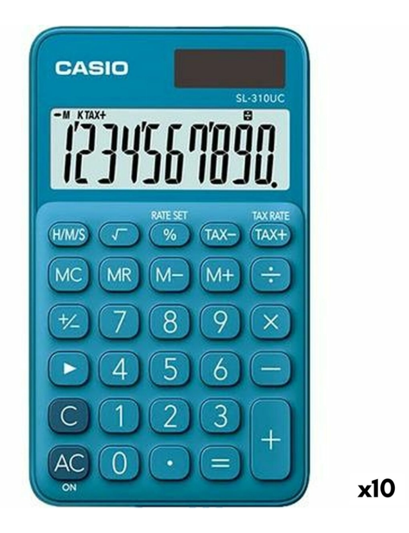 Casio - Calculadora Casio SL-310UC Azul (10 Unidades)