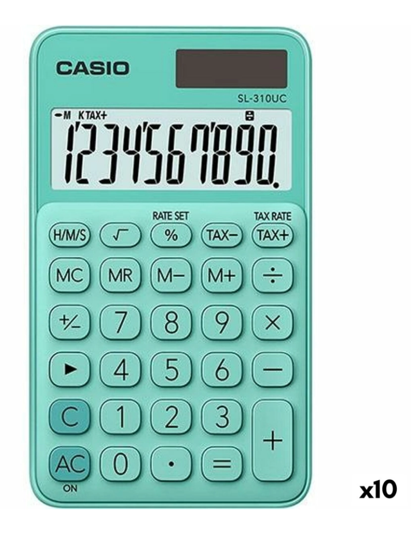 imagem de Calculadora Casio SL-310UC Verde (10 Unidades)1