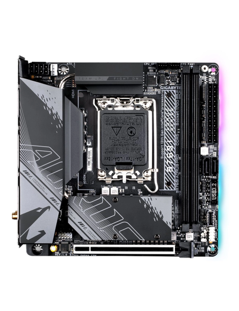 Gigabyte - Placa Mãe Gigabyte B760I AORUS PRO LGA 1700