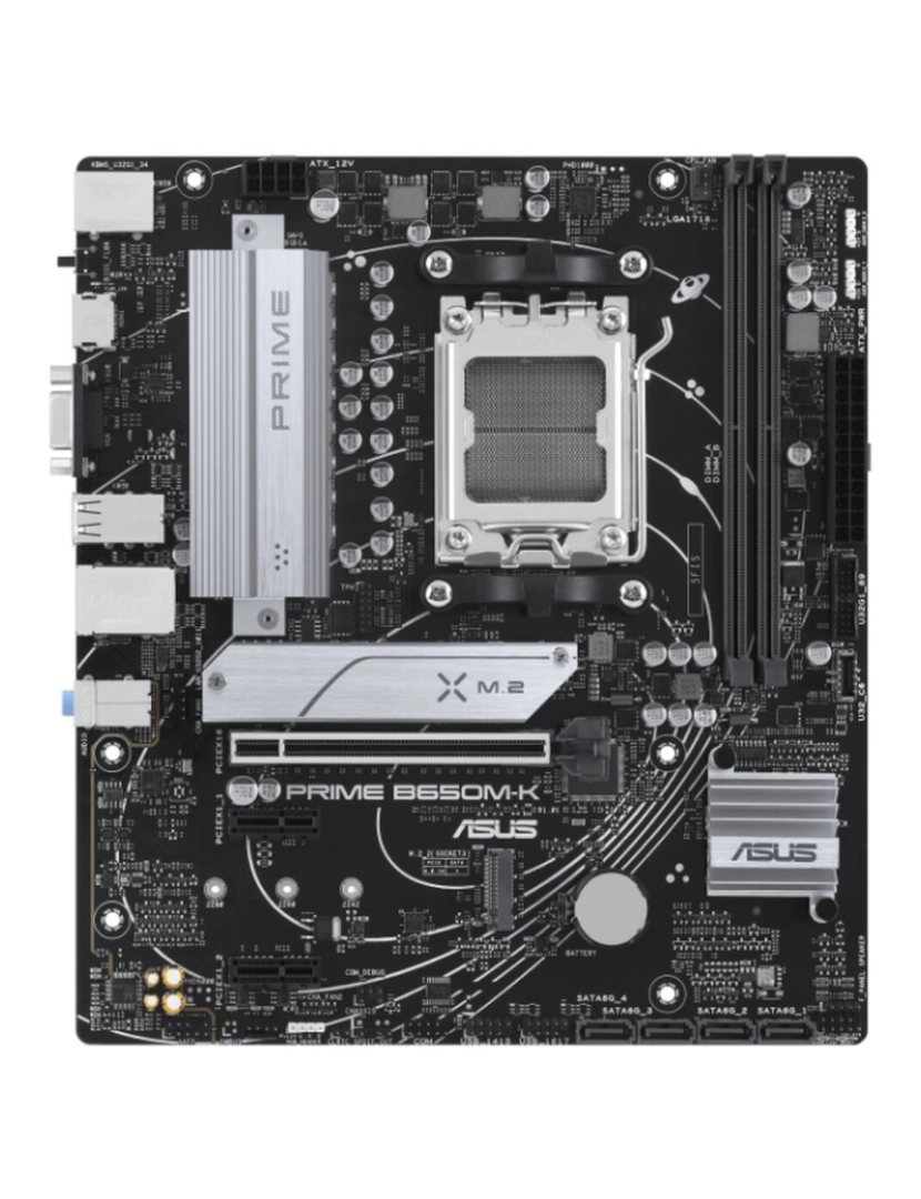 Asus - Placa Mãe Asus PRIME B650M-K AMD AM5 AMD AMD B650