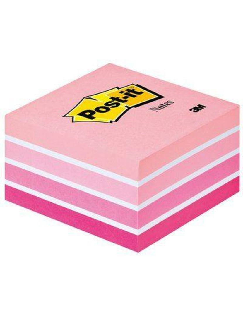 imagem de Bloco de Notas Post-it 76 x 76 mm Cor de Rosa 450 Folhas (12 Unidades)2