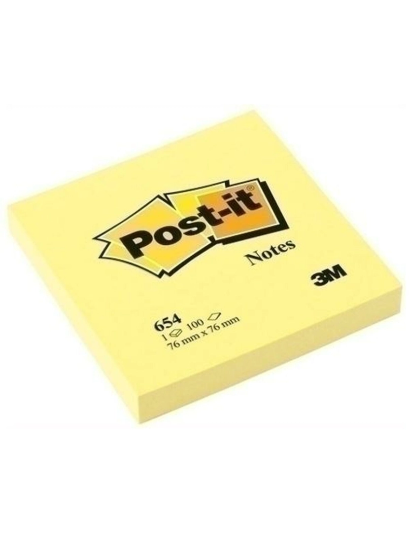 imagem de Notas Adesivas Post-it 76 x 76 mm Amarelo (2 Unidades)2
