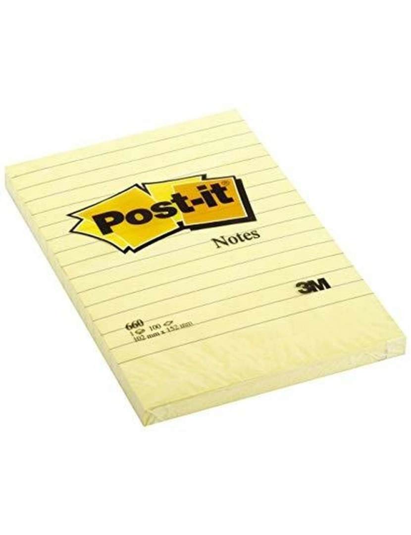 imagem de Notas Adesivas Post-it XL 15,2 x 10,2 cm Amarelo (2 Unidades)2