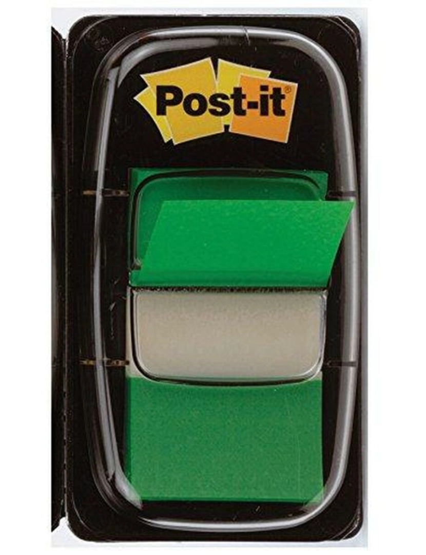 imagem de Notas Adesivas Post-it Index 25 x 43 mm Verde (3 Unidades)2