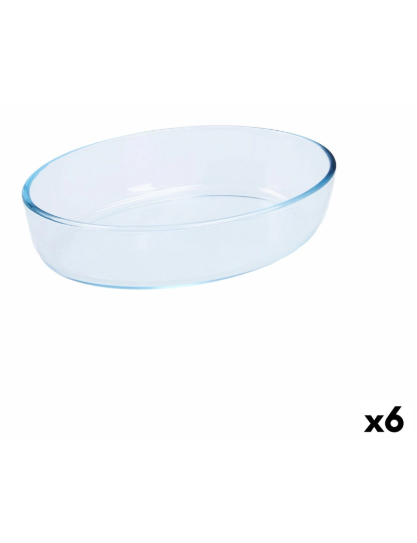 Pyrex - Travessa para o Forno Pyrex Classic 26 x 18 x 7 cm Transparente Vidro (6 Unidades)