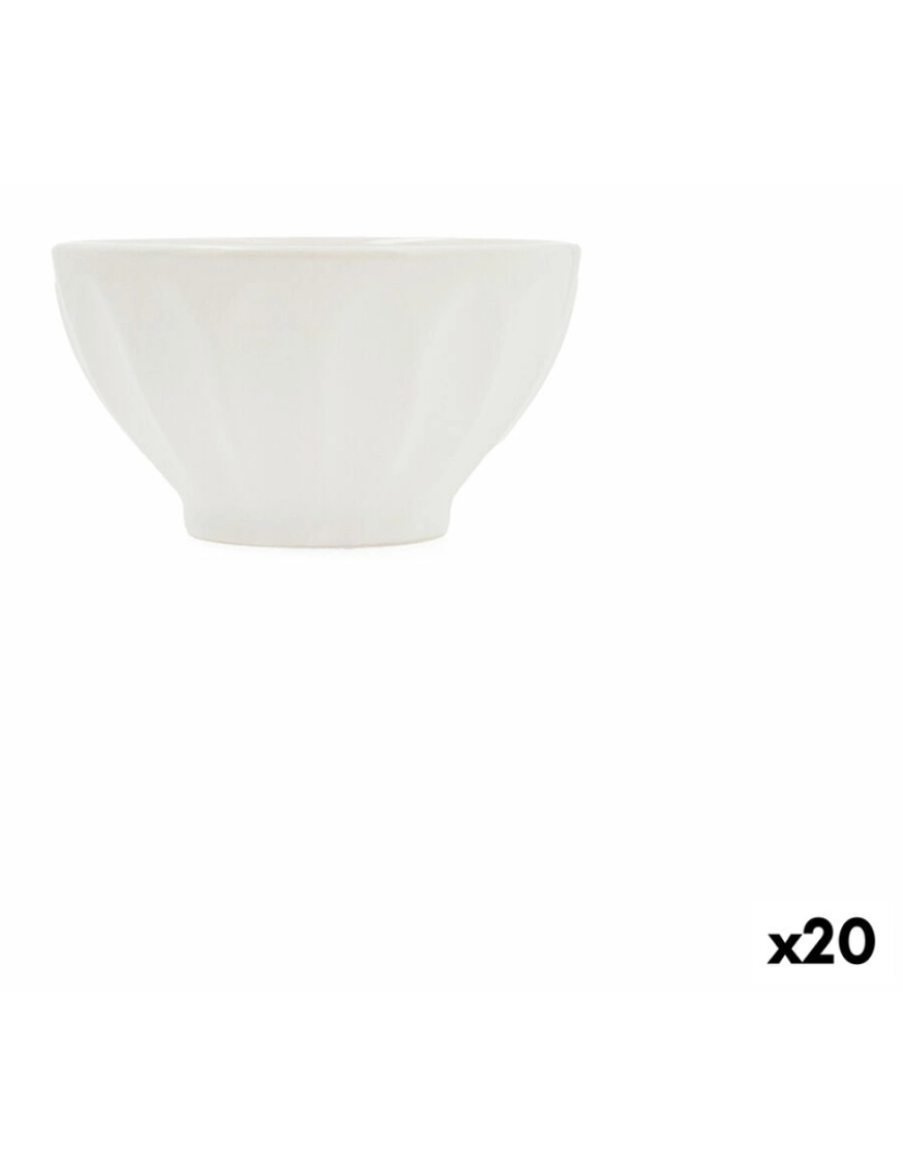 imagem de Tigela Bidasoa Romantic Ivory Branco Cerâmica Ø 14 cm (20 Unidades)1
