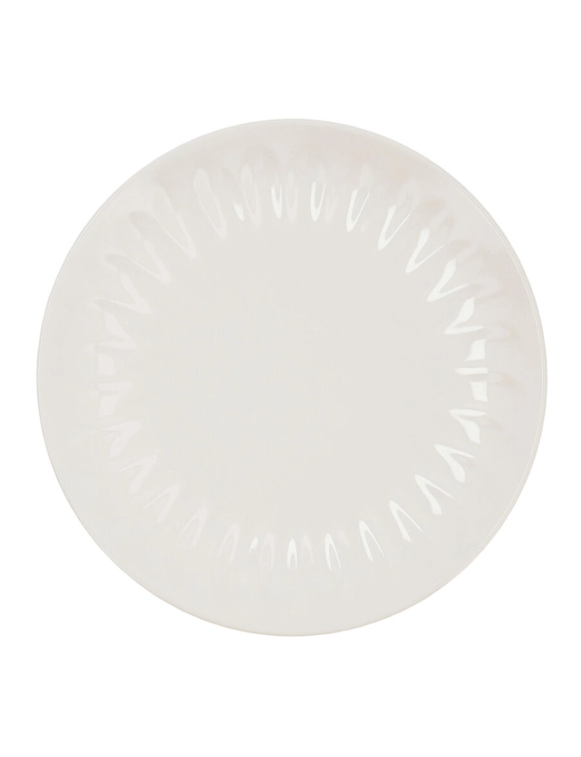 imagem de Prato de Sobremesa Bidasoa Romantic Cerâmica Branco (Ø 21 cm) (12 Unidades)3