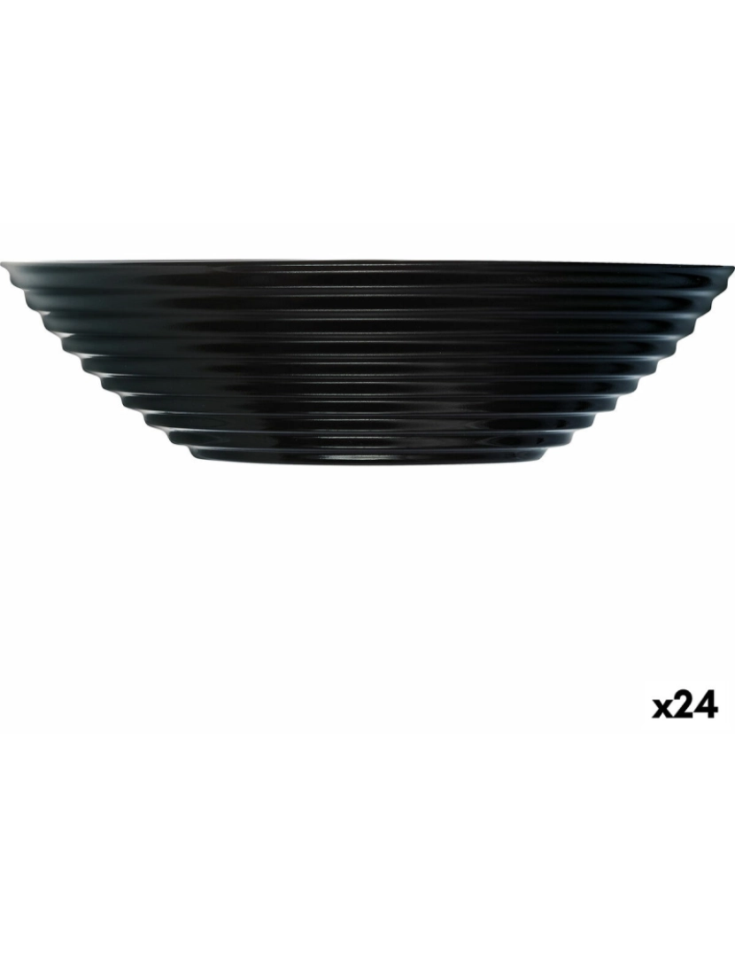imagem de Tigela Luminarc Harena Sopa 20 cm Preto Vidro (24 Unidades)1