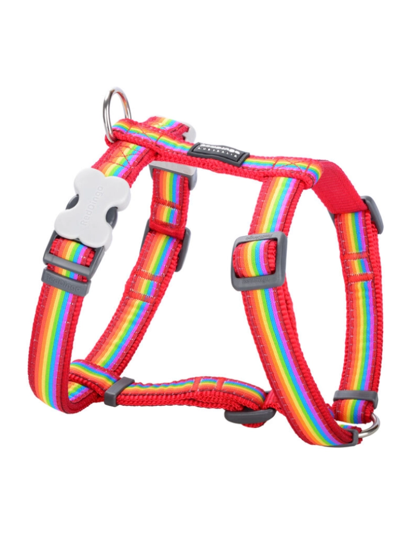 Red Dingo - Arnês para Cães Red Dingo STYLE RAINBOW 36-54 cm 30-48 cm