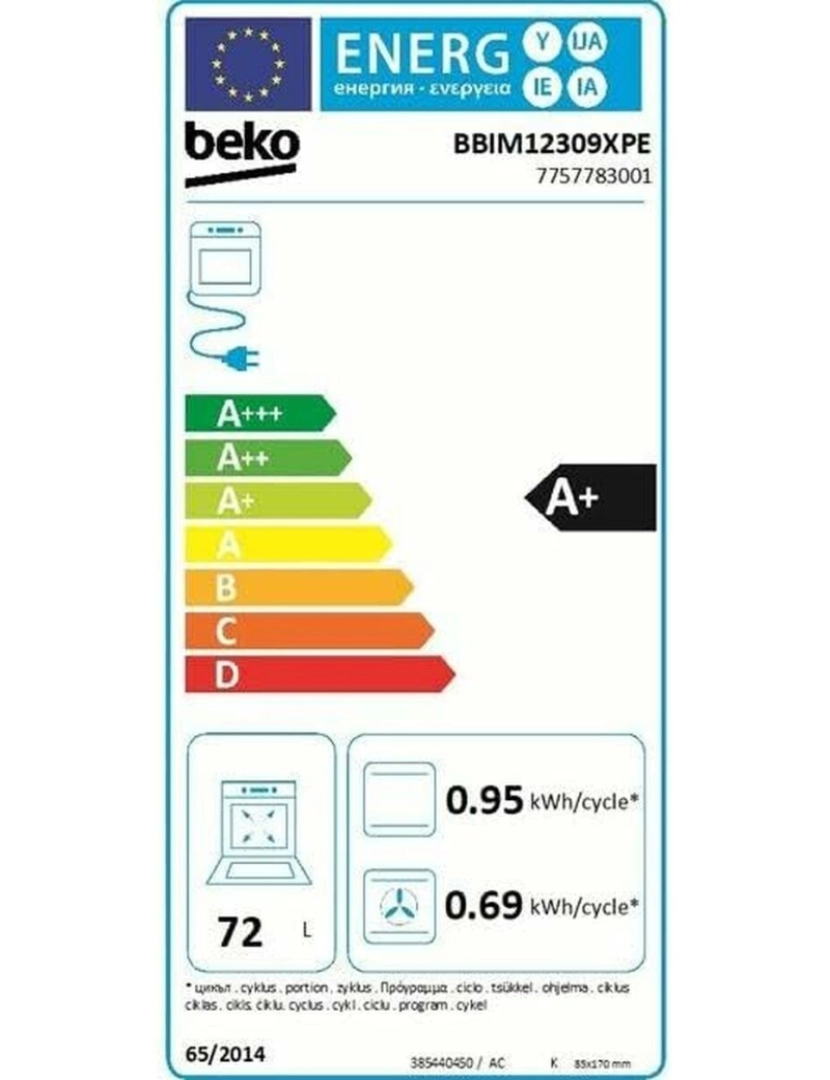 imagem de Forno BEKO BBIM12309XPE 59,4 cm 72 L2