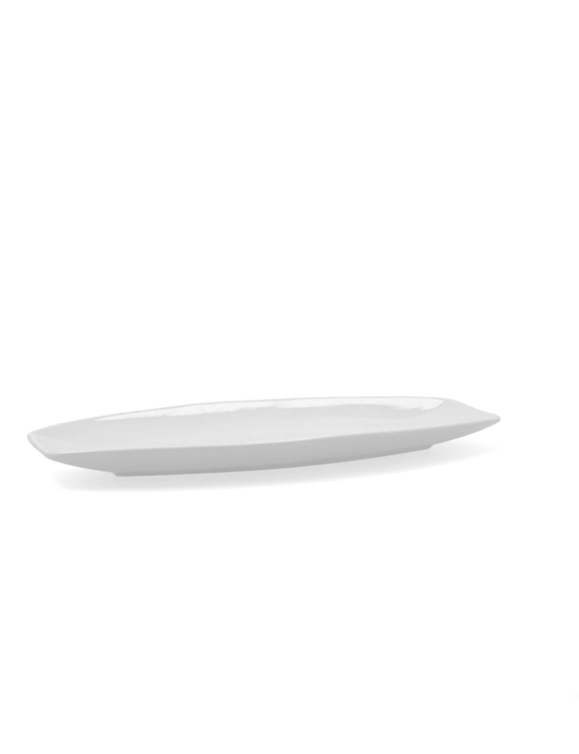 Quid - Recipiente de Cozinha Quid Gastro Branco Cerâmica 35,5 x 15,8 x 2,8 cm (6 Unidades) (Pack 6x)