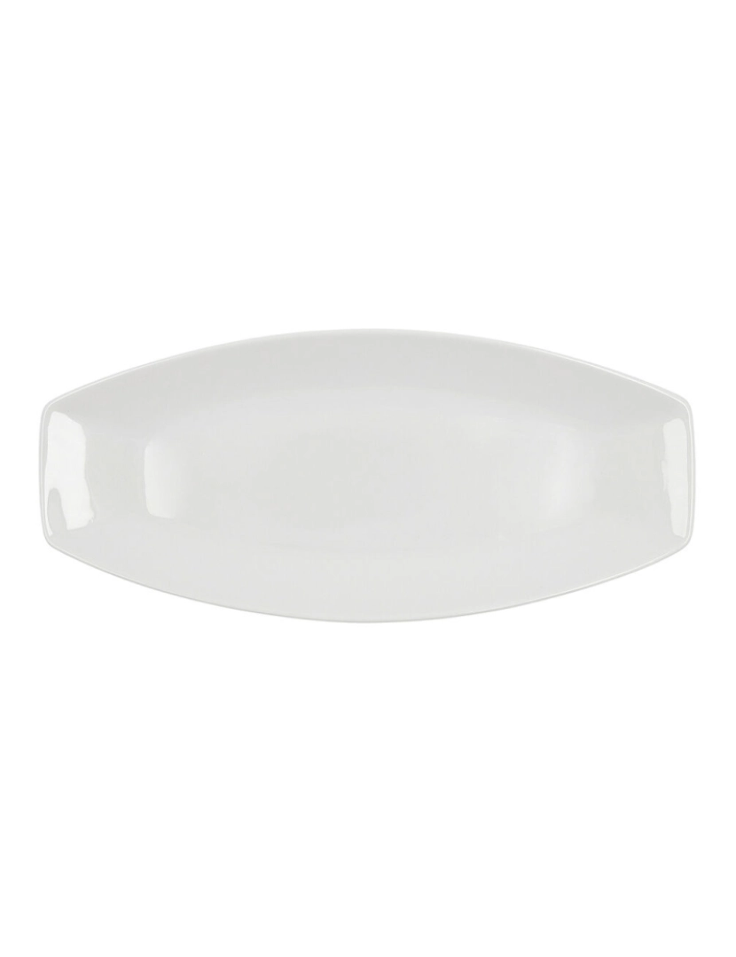 imagem de Recipiente de Cozinha Quid Gastro Branco Cerâmica 35,5 x 15,8 x 2,8 cm (6 Unidades) (Pack 6x)3