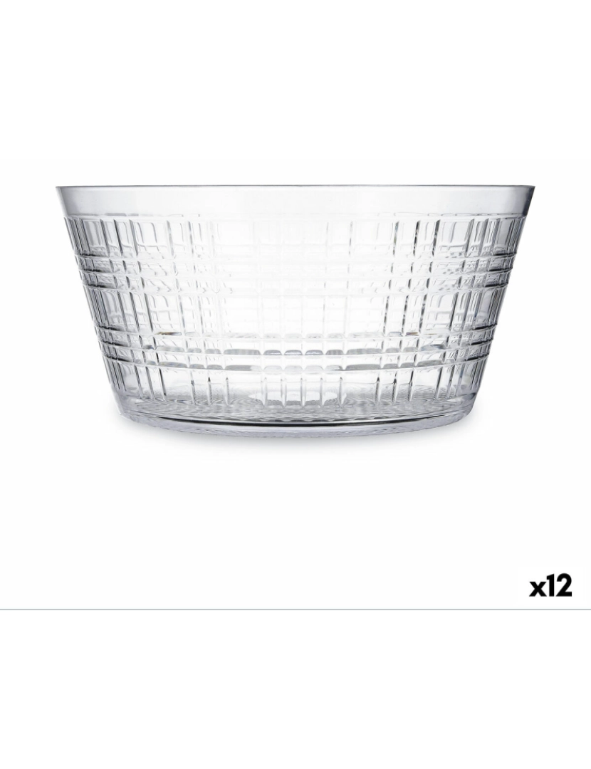 imagem de Saladeira Quid Viba Transparente Plástico (12 Unidades)1