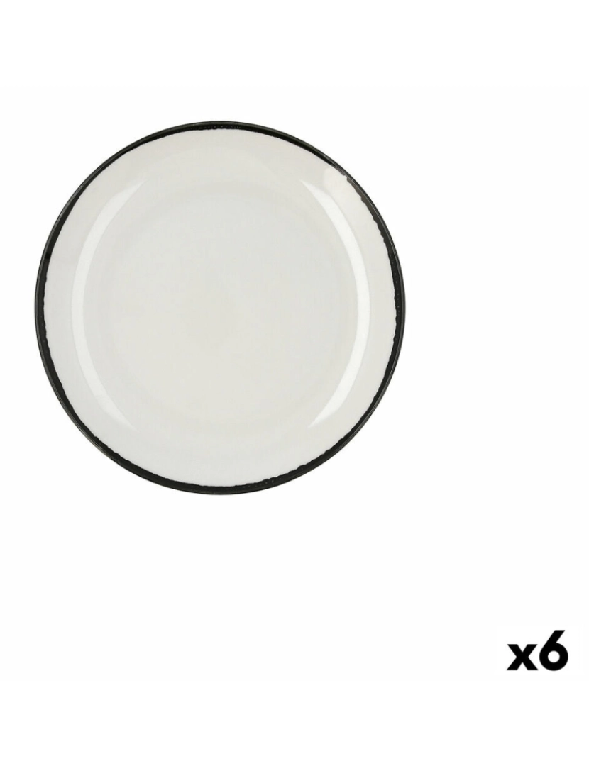 Ariane - Prato de Jantar Ariane Vital Filo Branco Cerâmica (6 Unidades)