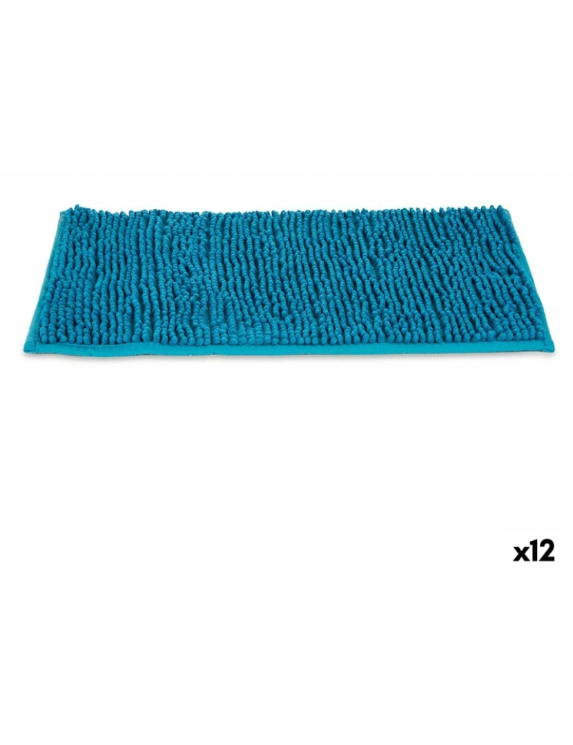 Berilo - Tapete de banho 40 x 60 cm Azul Turquesa (12 Unidades)