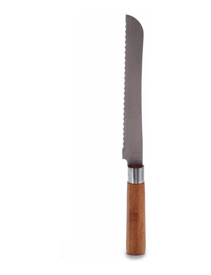 imagem de Faca de Serra 2,8 x 2,5 x 32 cm Aço inoxidável Bambu (12 Unidades)2