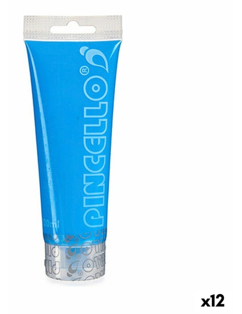 Pincello - Tinta acrílica Azul Claro 120 ml (12 Unidades)