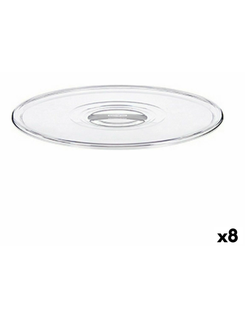 Stefanplast - Tampas Stefanplast Tosca Transparente Plástico 29,5 x 2 x 29,5 cm (8 Unidades)