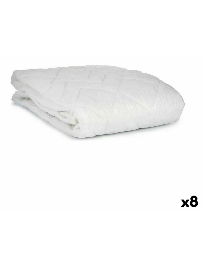 Gift Decor - Protetor de colchão Branco 90 x 190 cm (8 Unidades)
