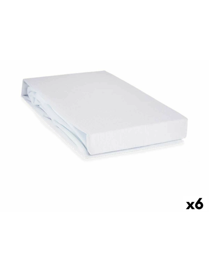 Gift Decor - Protetor de colchão Branco 90 x 190 cm (6 Unidades)