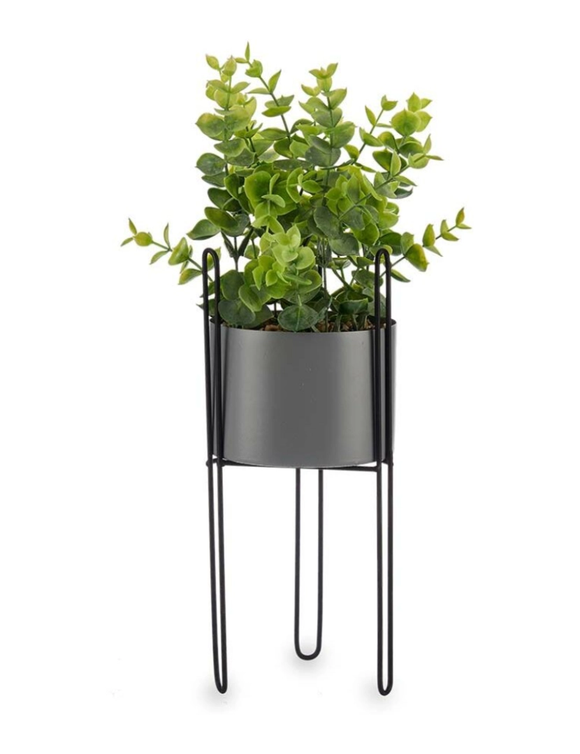 imagem de Planta Decorativa Eucalipto Metal Plástico 14 x 40 x 14 cm (8 Unidades)2