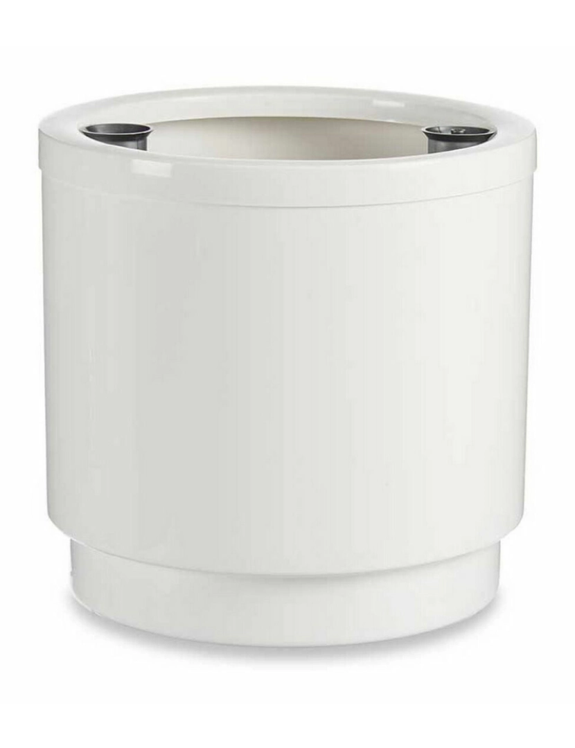 imagem de Vaso Autoirrigável Branco Polipropileno 32 x 30,5 x 32 cm (4 Unidades)2